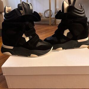 Isabel Marant Black Sneakers